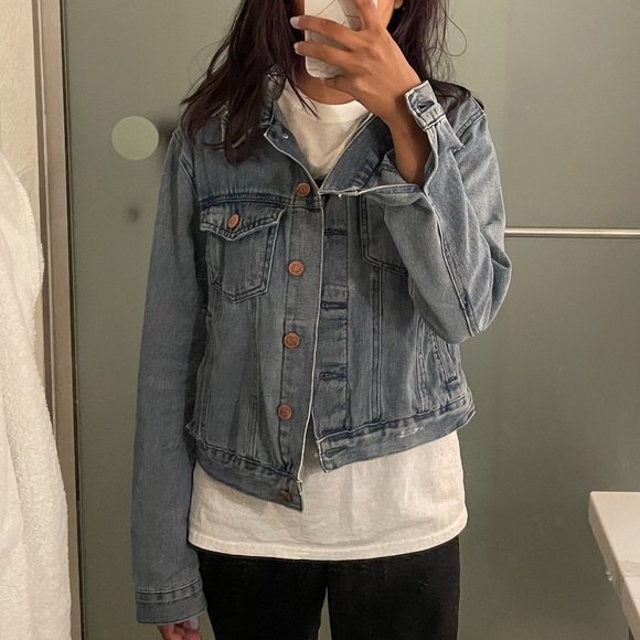 Distressed Denim Jacket - Picture 1 of 4